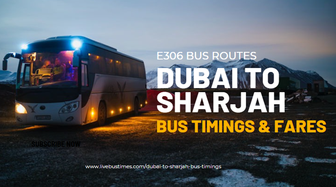 Dubai to Sharjah Bus Timings