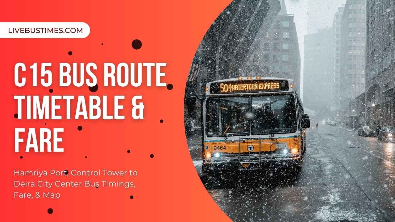 C15 Bus Route | Hamriya Port, Control Tower to Deira City Center